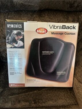 Homedics VibraBack Massage Cushion - Black